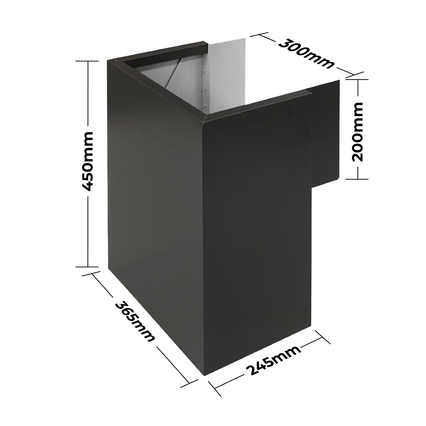 300 Dam Buster Rainhead - Box Gutter