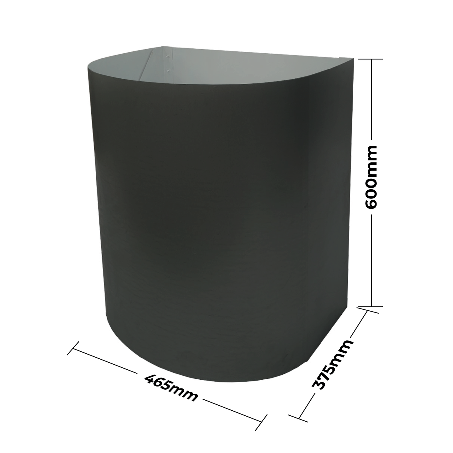 400 Dam Buster Curved Rainhead - Flatback