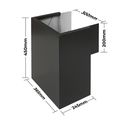 300 Dam Buster Rainhead - Box Gutter