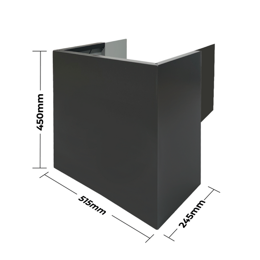 300 - 450 Dam Buster STRETCH Rainhead - Box Gutter